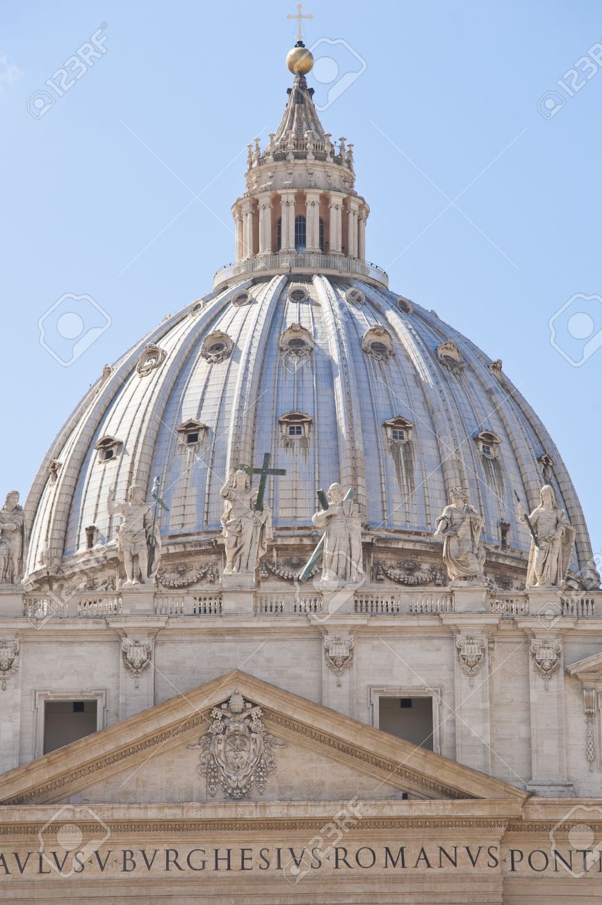 the dome of saint peter s basilica a masterpiece of italian stock