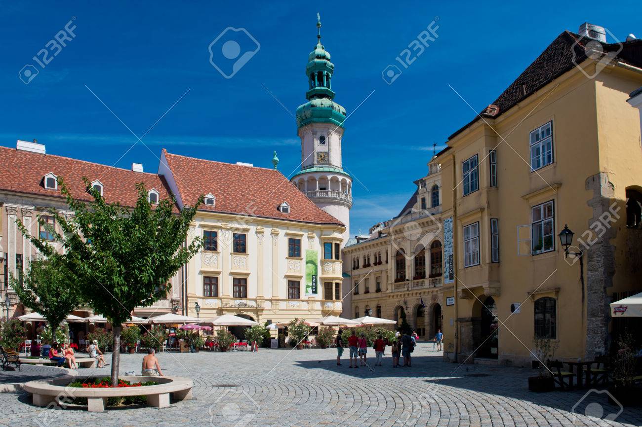 The Main square in the old town of Sopron, important town in the western Transdanubia of Hungary. - 31982008 The Main square in the old town of Sopron, important town in the western Transdanubia of Hungary. - 31982008