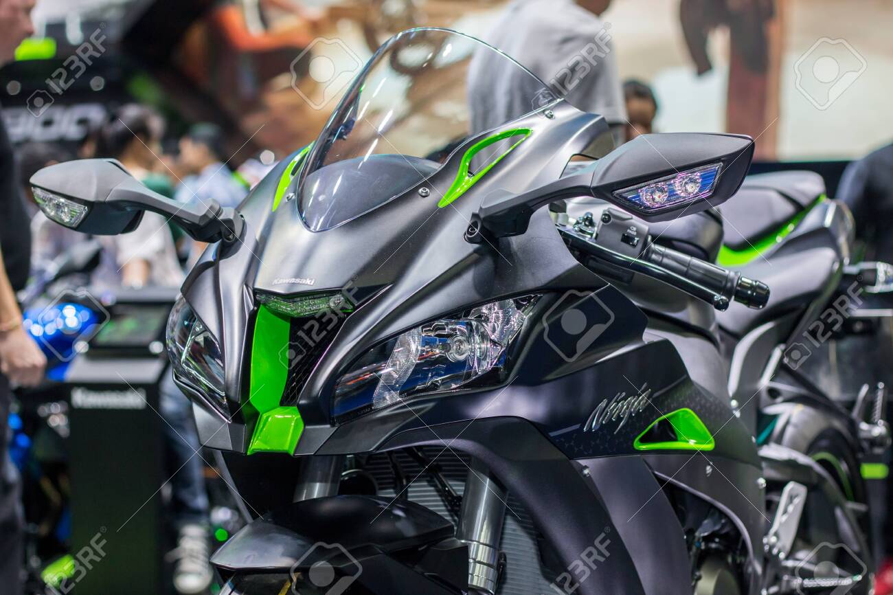 Kawasaki Ninja Zx 10R.. Stock Photo