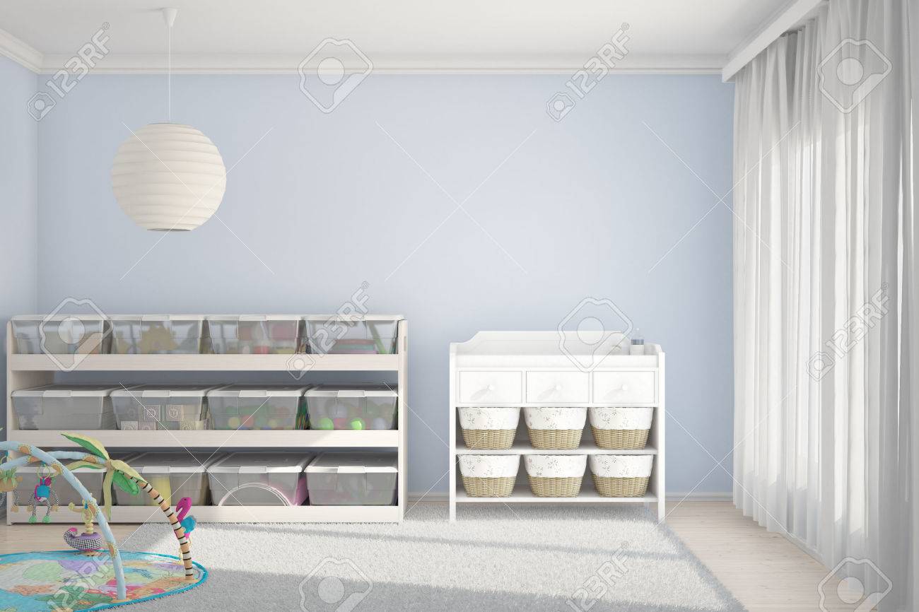 Children room with toys and small bed - 25087459 Children room with toys and small bed - 25087459