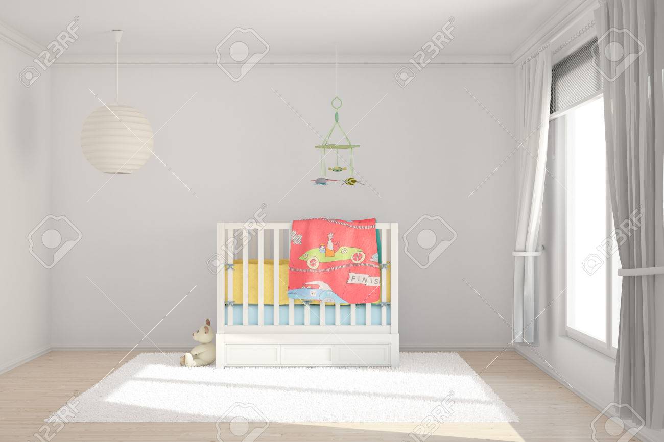 Children room with toys and small bed - 25191484 Children room with toys and small bed - 25191484