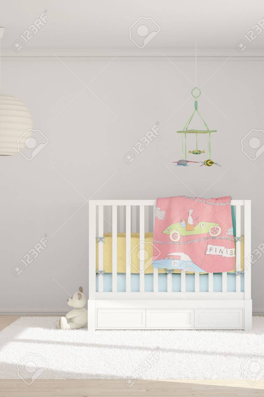 Children room with toys and small bed - 25349265 Children room with toys and small bed - 25349265