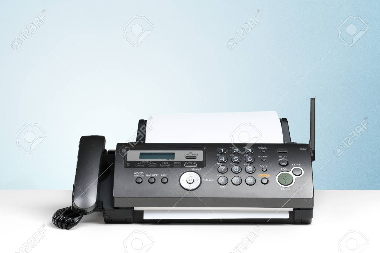 fax machine in the office stock photo picture and royalty free office fax machine