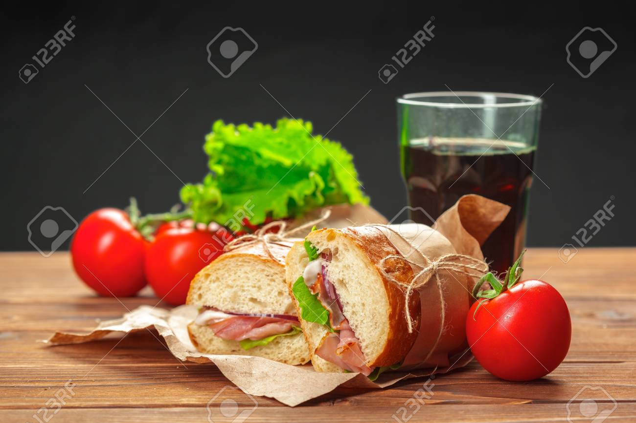sandwich on a wooden table - 111119896 sandwich on a wooden table - 111119896