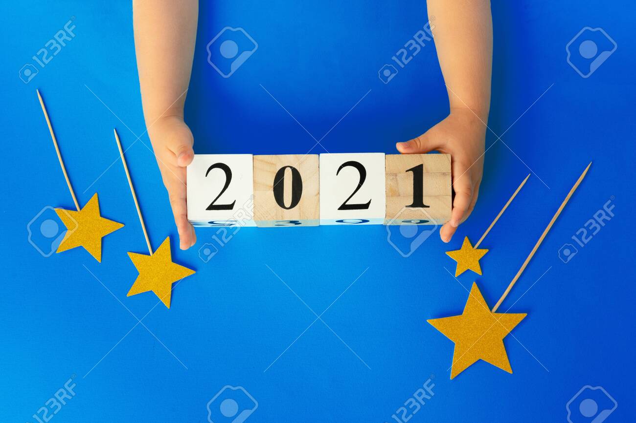 Concept of the year 2021. 2021 numbers on paper background, view from above - 153177742 Concept of the year 2021. 2021 numbers on paper background, view from above - 153177742