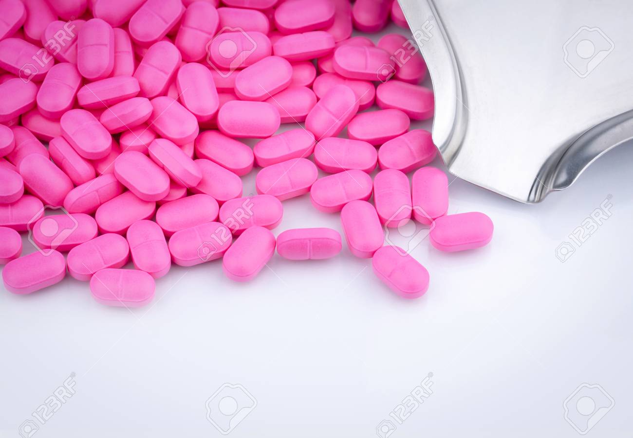 Pile Of Pink Tablets Pill On White Background Near Stainless Stock Photo Picture And Royalty Free Image Image Pile Of Pink Tablets Pill On White Background Near Stainless Stock Photo Picture And Royalty Free Image Image