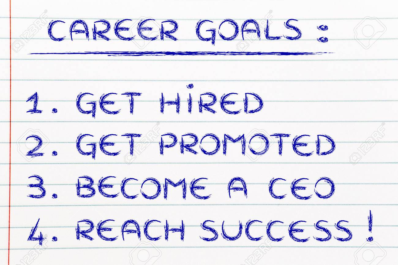 list of career goals