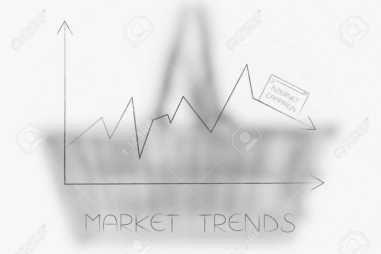 market trends conceptual illustration