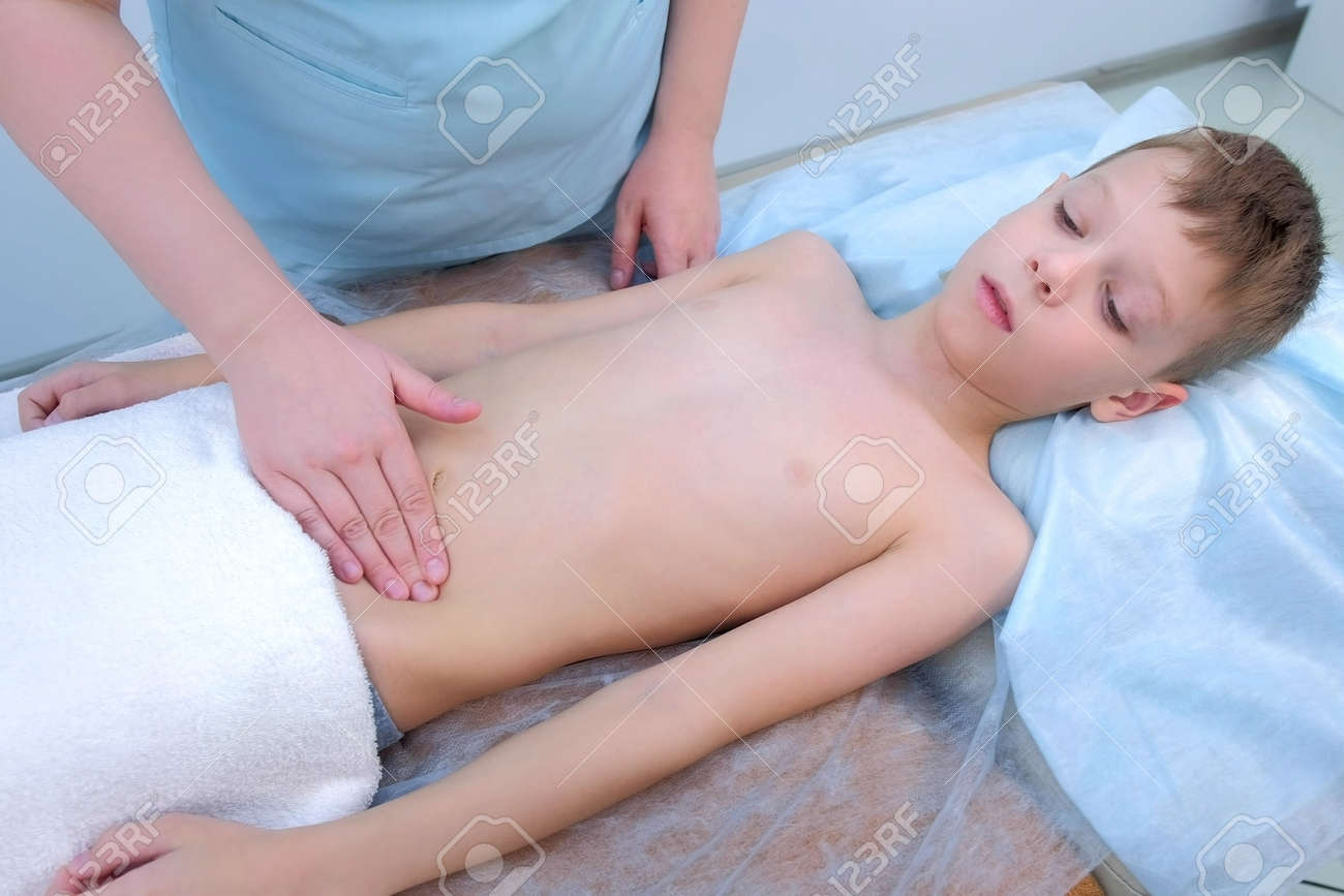 young boy massage 