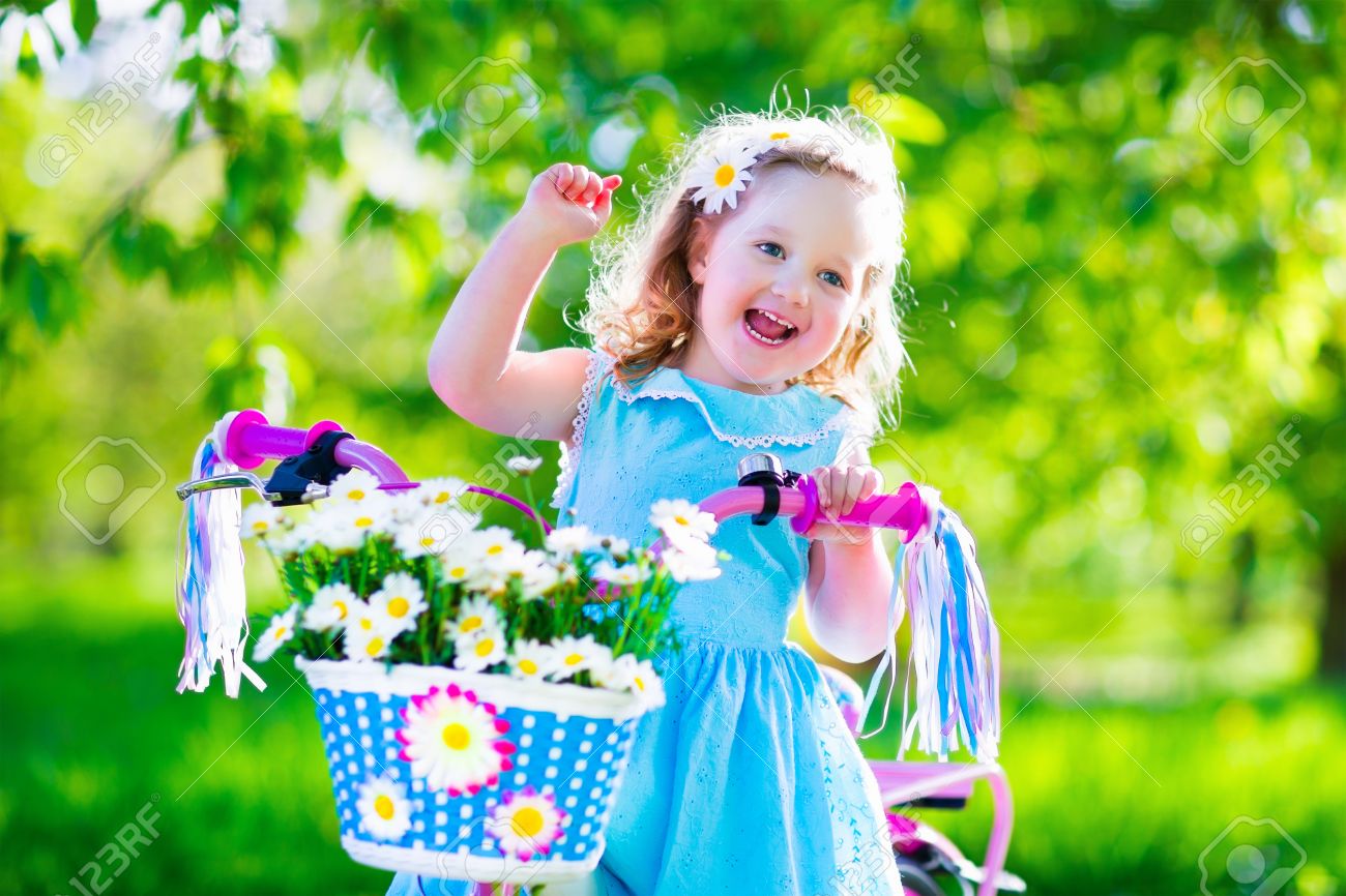 little girls bike with basket