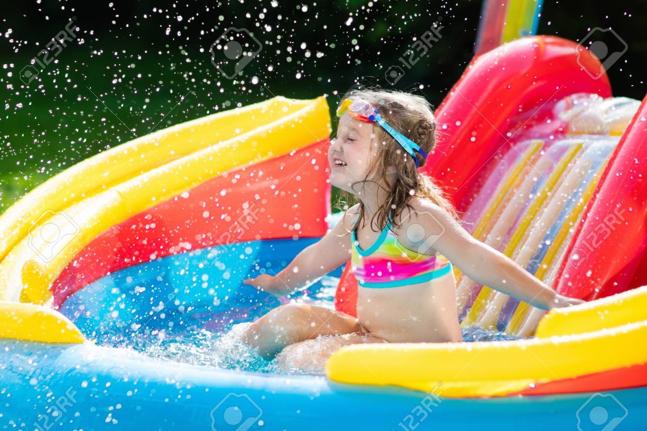 outdoor water play area