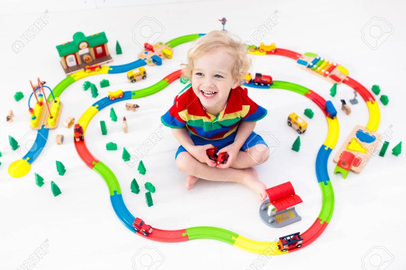 rainbow train toy