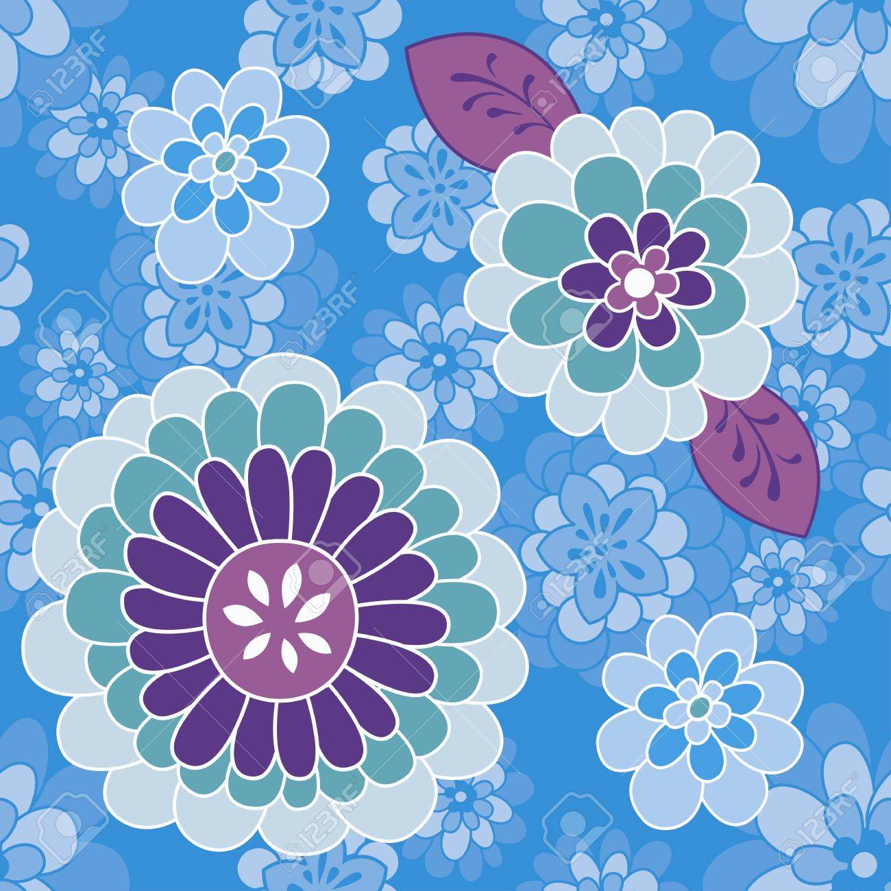Divertido Pequenas Y Grandes Flores Sobre Fondo Azul Vintage Inspirado En Flores De Color Azul Verde Y Morado Ideal Para Tejidos Ilustracion Vectorial Ilustraciones Vectoriales Clip Art Vectorizado Libre De Derechos Flores imagenes flores zara flores zapatos flores youtube flores vintage flores vestidos flores verde flores valencia flores tropical flores tocar flores tela flores tatuajes 40383923 vector de fondo floral con flores en azul. divertido pequenas y grandes flores sobre fondo azul vintage inspirado en flores de color azul verde y morado ideal para tejidos ilustracion