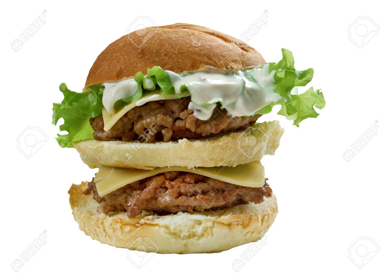 bonus jack american burger hamburger sold by the fast food