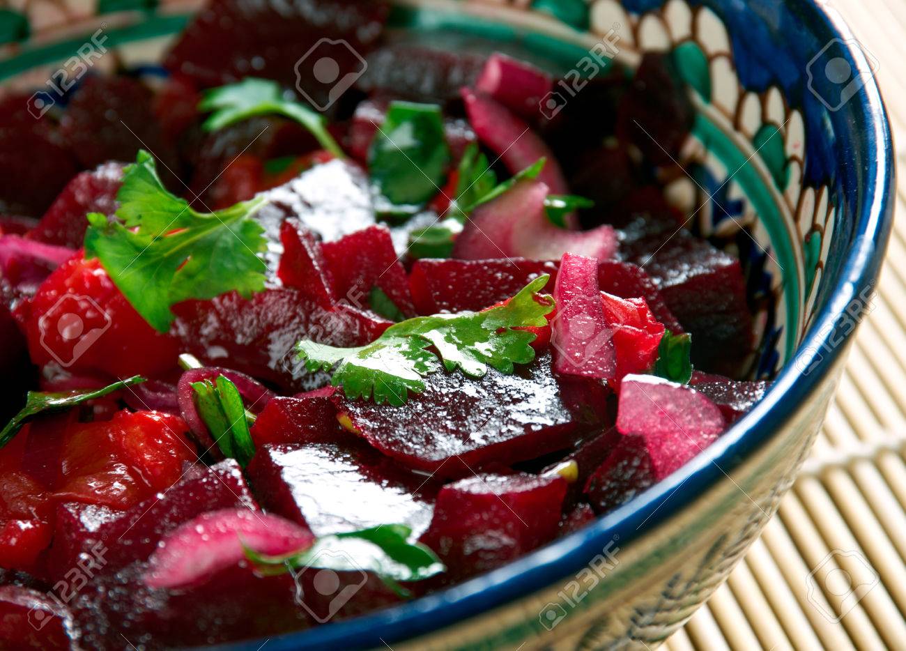 Moroccan Beet Salad Close Up Stock Photo Picture And Royalty Free Image Image 54195426
