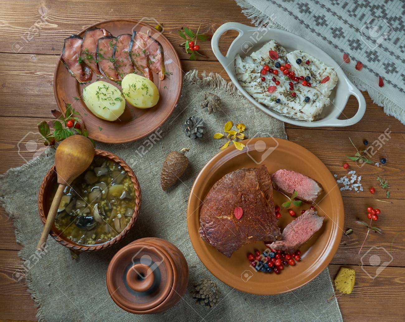 洋書・北欧スカンジナビアの貴重な美食レシピの集大成です