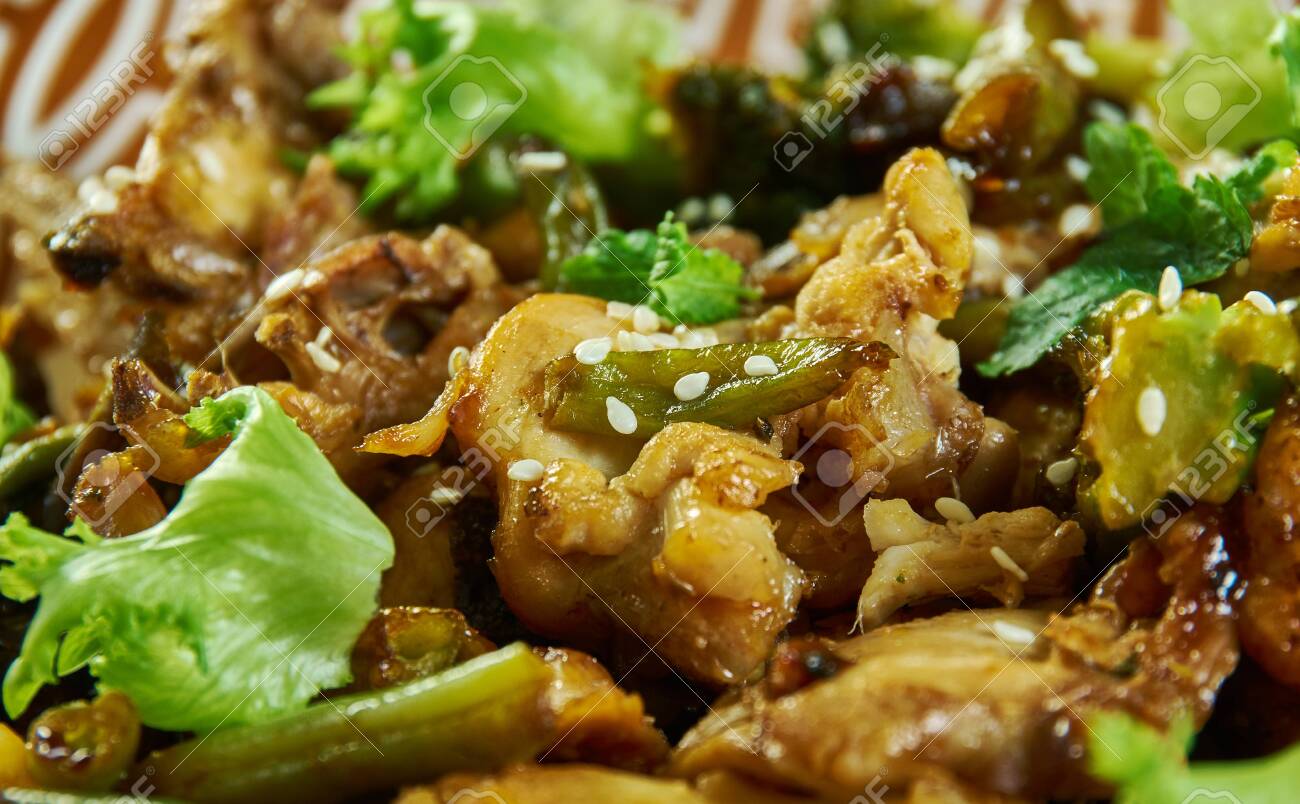 Teriyaki Chicken Casserole Favorite Chinese Takeout Prepared Stock Photo Picture And Royalty Free Image Image 120518645