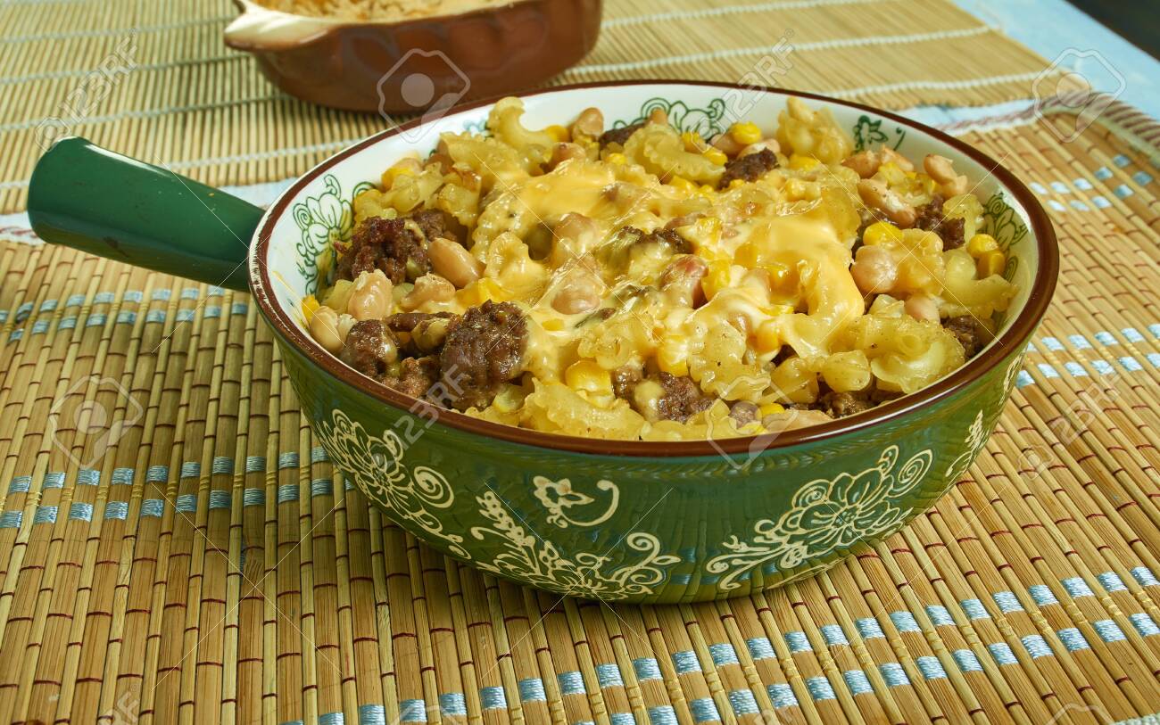 Creamy Cheesy Taco Pasta Bake Creamy Beef And Shells For Dinner Stock Photo Picture And Royalty Free Image Image 135415723