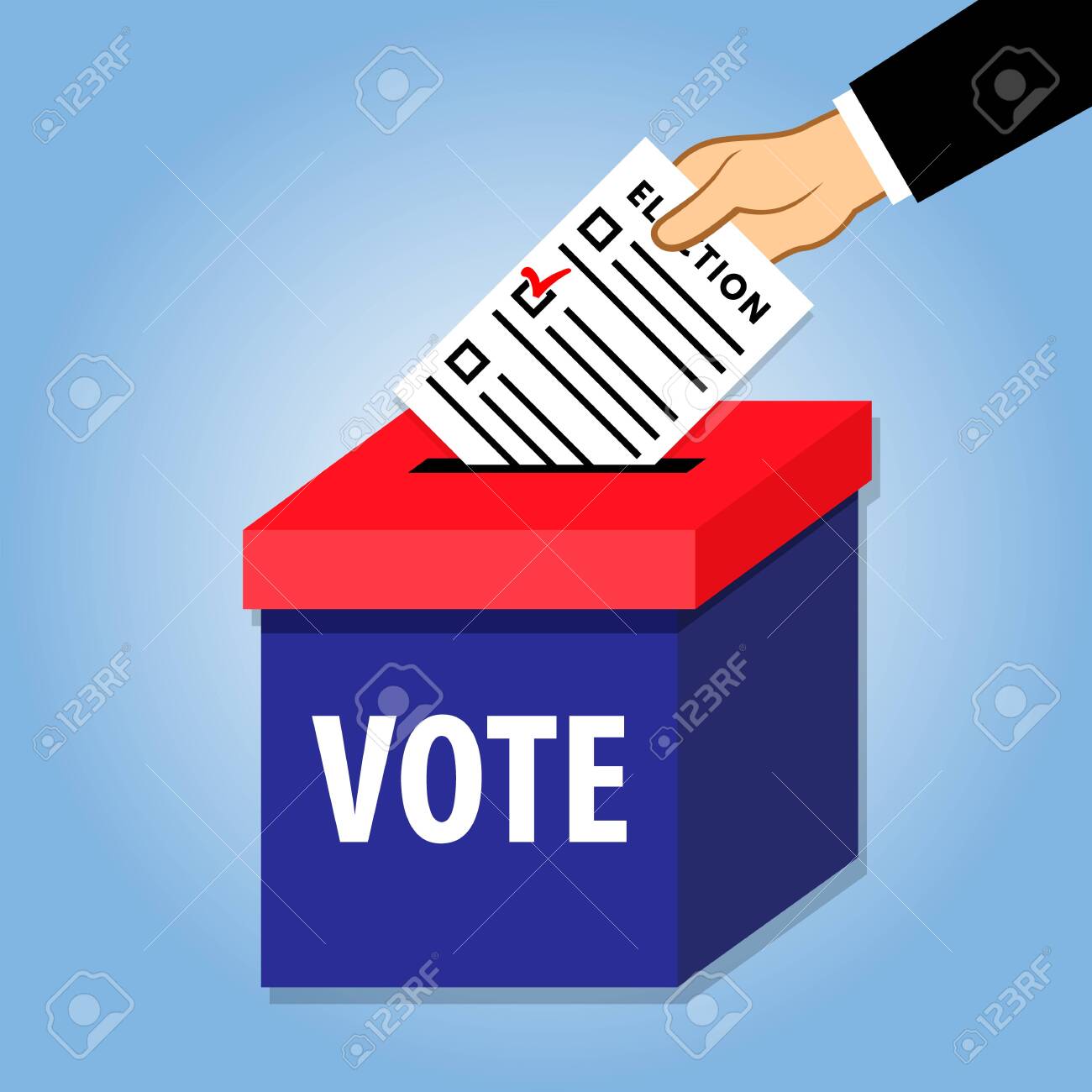 Ballot Box Or Voting Box Icon Or Sign. Vector Illustration Royalty Free  SVG, Cliparts, Vectors, And Stock Illustration. Image 152942418.