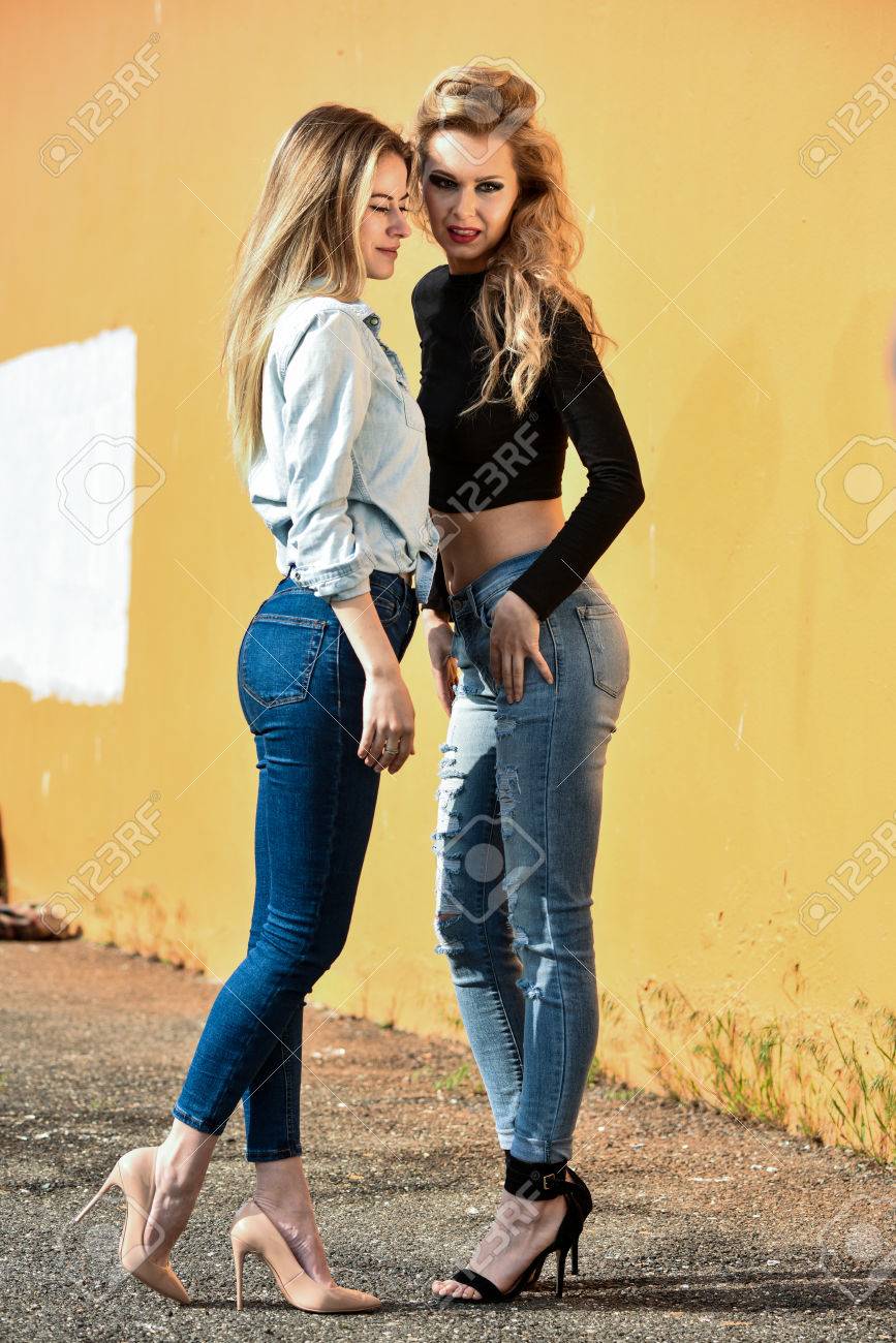 women in jeans