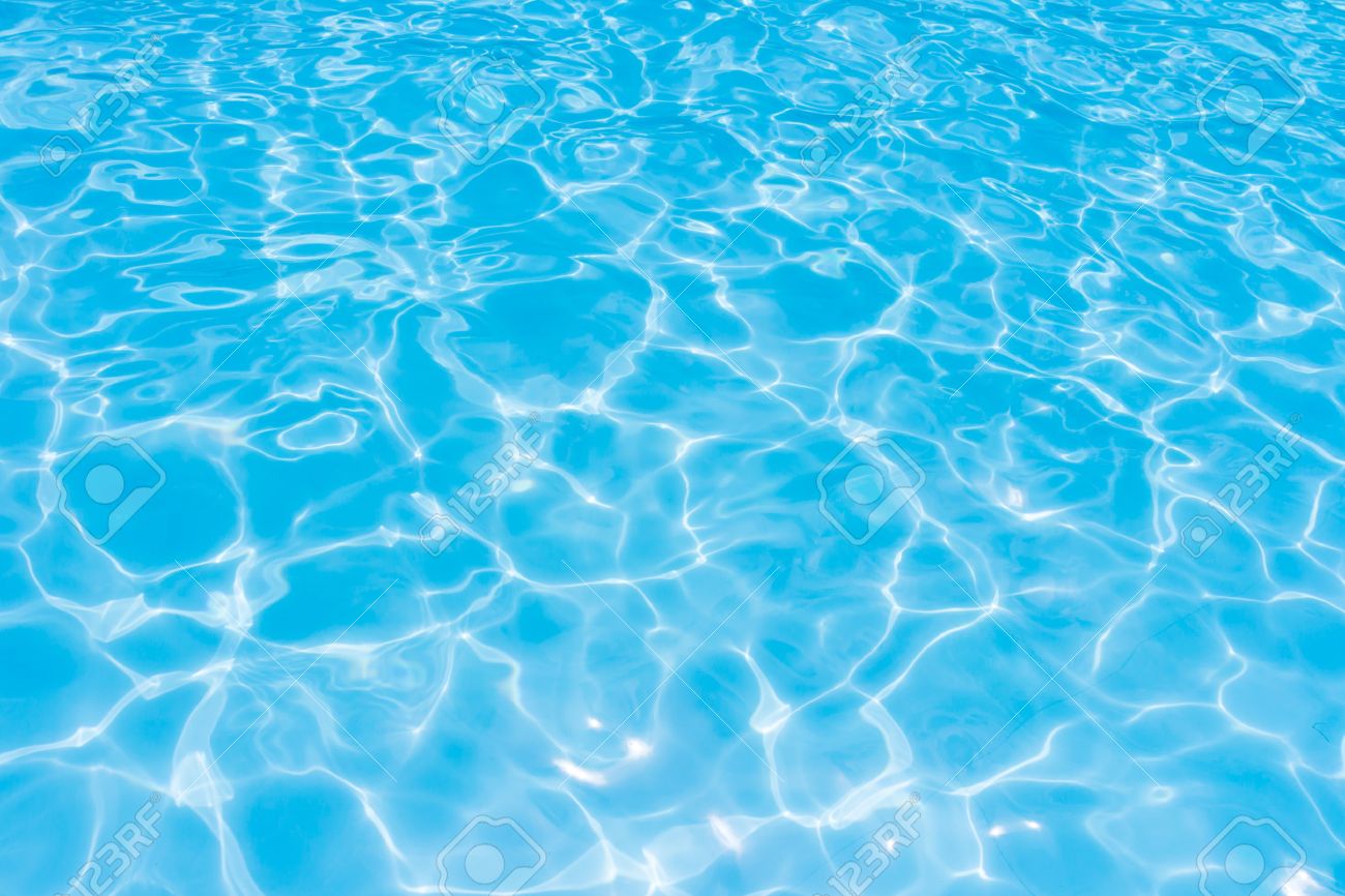 光の青いプール波紋水テクスチャ反射 の写真素材 画像素材 Image