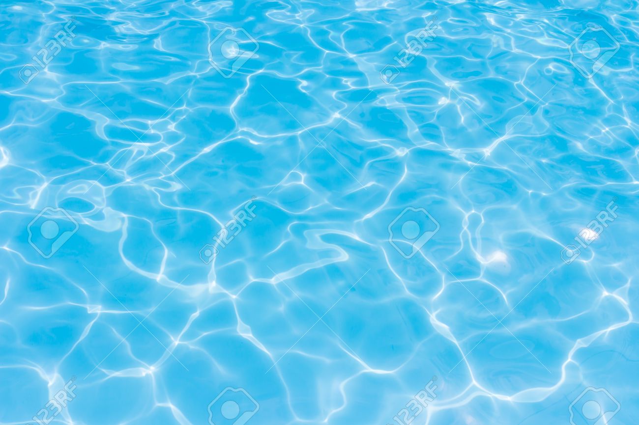 光の青いプール波紋水テクスチャ反射 の写真素材 画像素材 Image