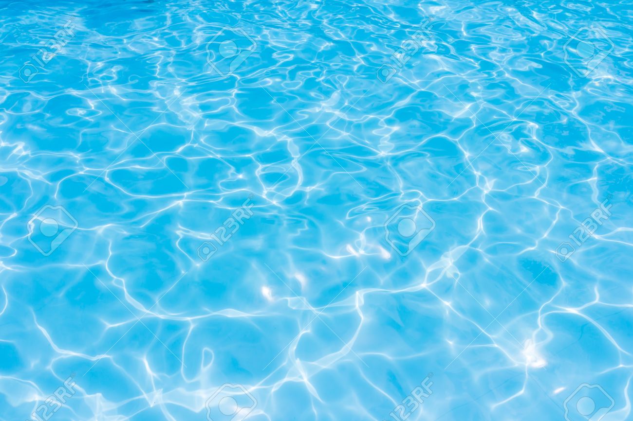 光の青いプール波紋水テクスチャ反射 の写真素材 画像素材 Image