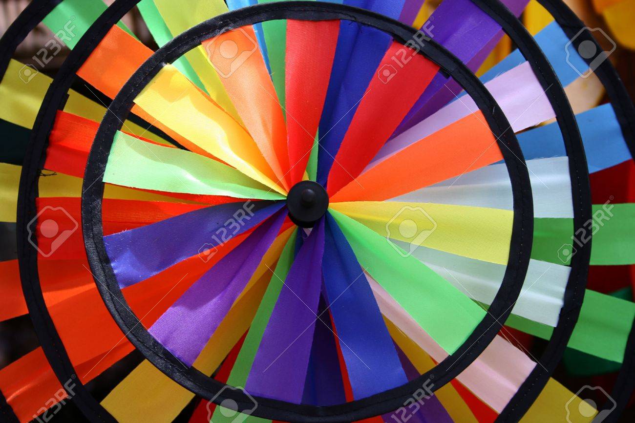 rainbow windmill toy