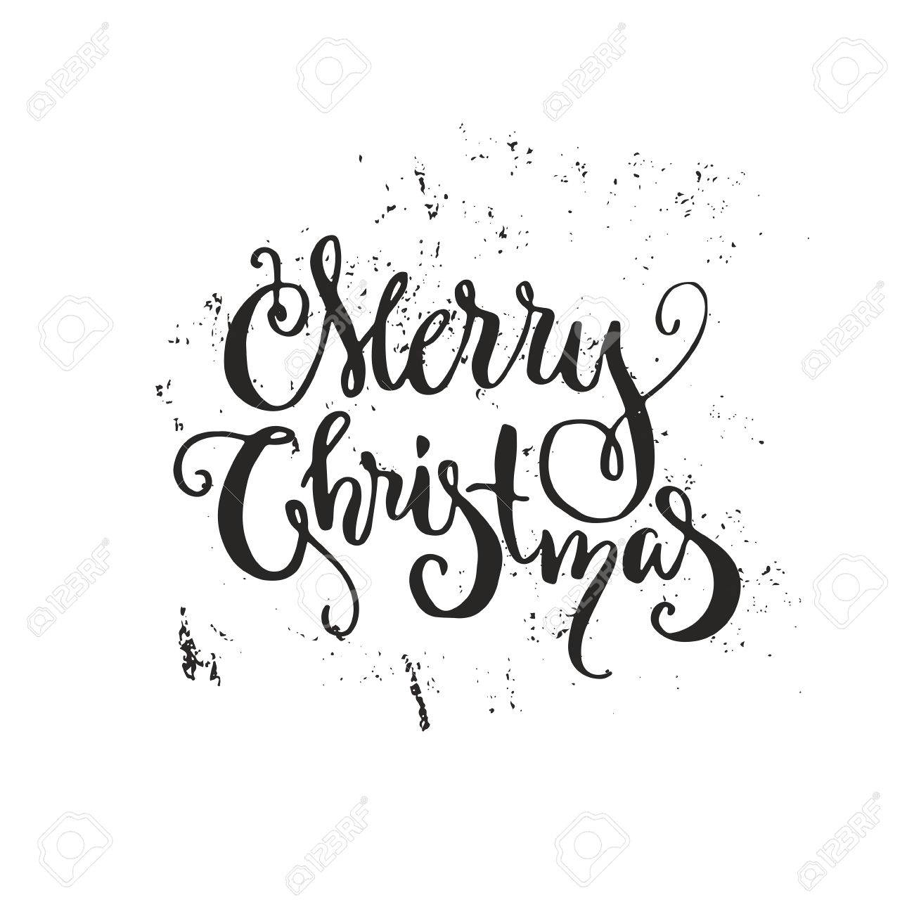 vector clipart for christmas cards and photo overlays with handdrawn
