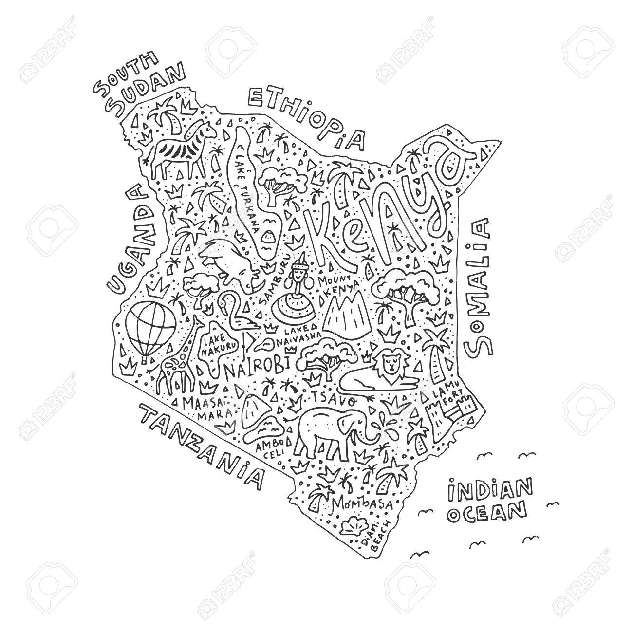 illustration-of-kenya-map-for-coloring-book-with-black-outline-royalty-free-svg-cliparts-vectors-and-stock-illustration-image-81003700 for Free Printable Map Of Kenya Illustration Of Kenya Map For Coloring Book With Black Outline. Royalty Free SVG, Cliparts, Vectors, and Stock Illustration. Image 81003700. for Free Printable Map Of Kenya