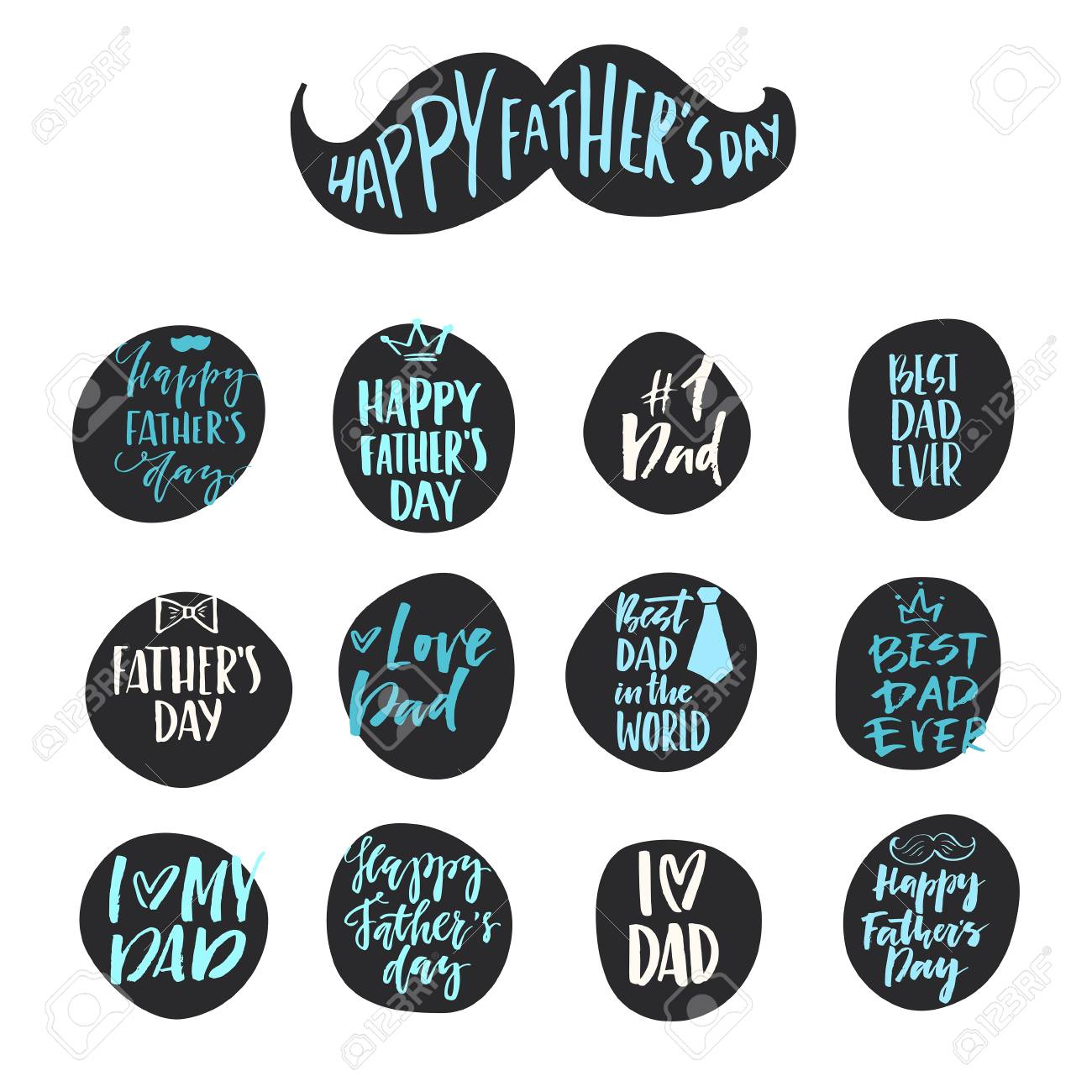 Unique hand lettering design for fathers day. Hand crafted lettering for apparel design, postcard, mug or poster. Textured vector art. Happy fathers day vector element. - 105261722 Unique hand lettering design for fathers day. Hand crafted lettering for apparel design, postcard, mug or poster. Textured vector art. Happy fathers day vector element. - 105261722