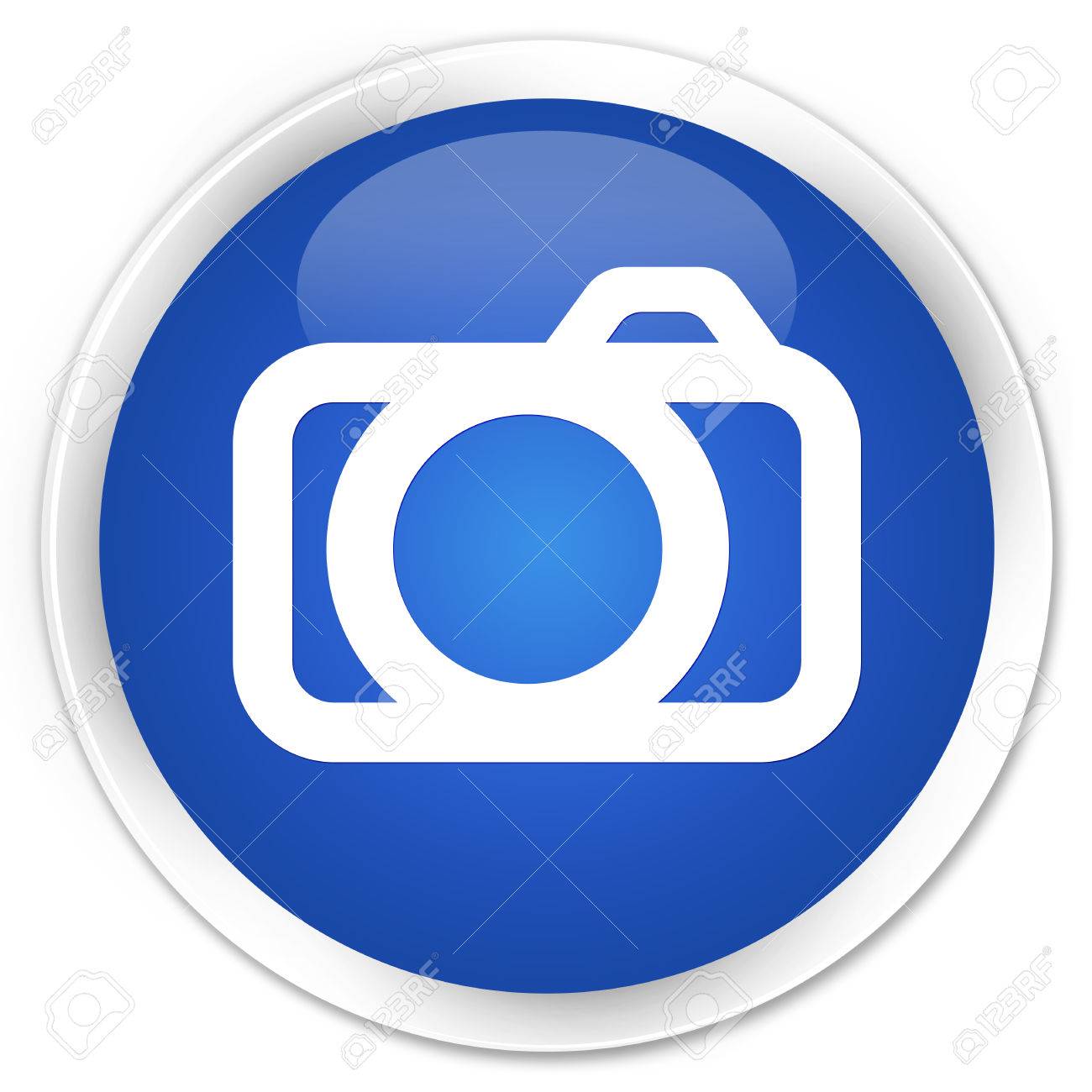 Kamera Symbol Blau Glanzend Runde Taste Lizenzfreie Fotos Bilder Und Stock Fotografie Image