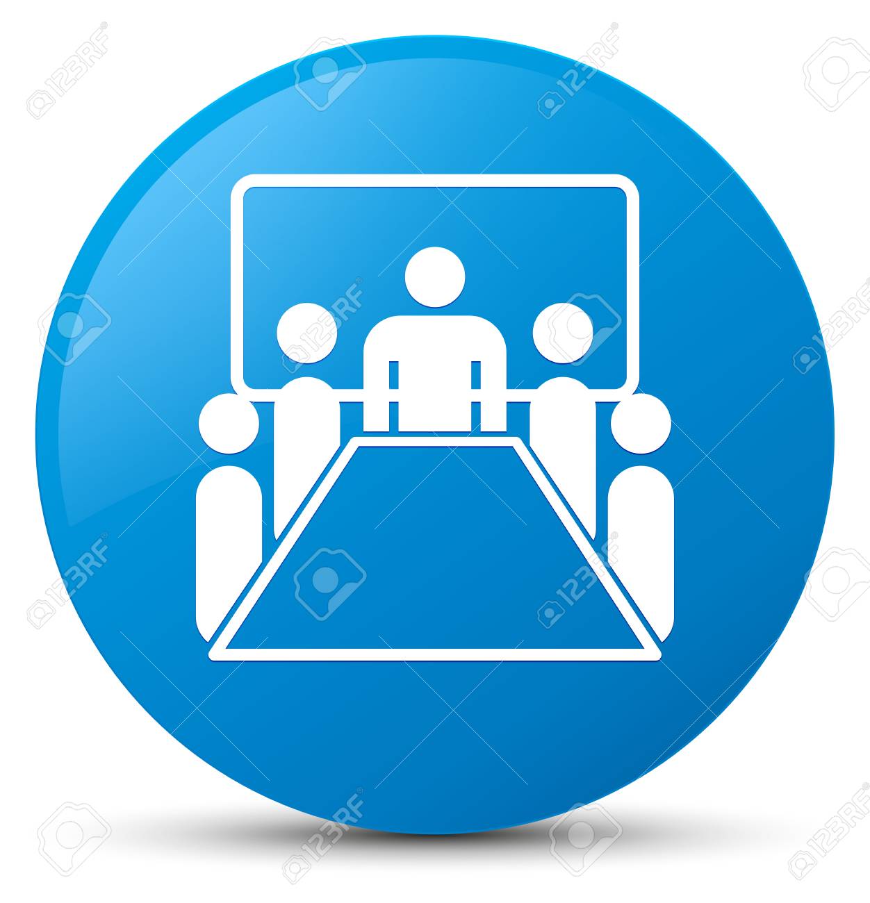 Meeting Room Icon Isolated On Cyan Blue Round Button Abstract Illustration  Stock Photo, Picture And Royalty Free Image. Image 88861106.
