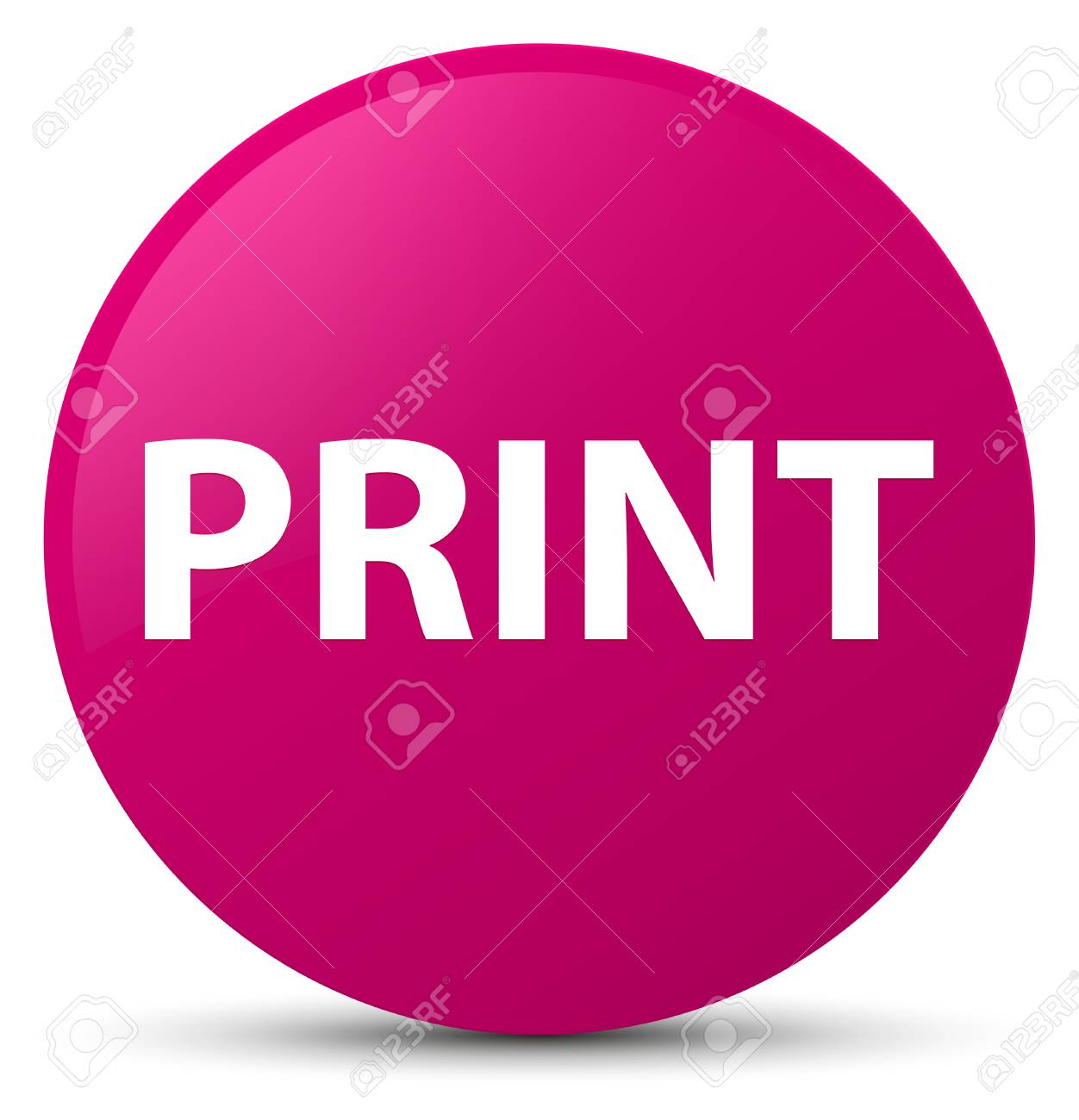 Imprimer Isole Sur Illustration Abstraite Bouton Rond Rose Banque D Images Et Photos Libres De Droits Image