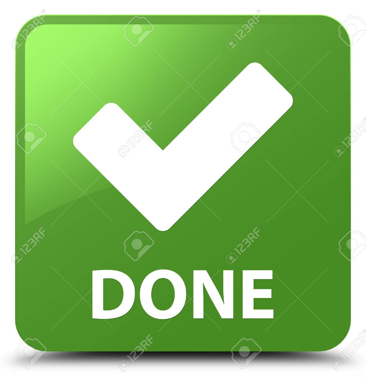 done validate icon isolated