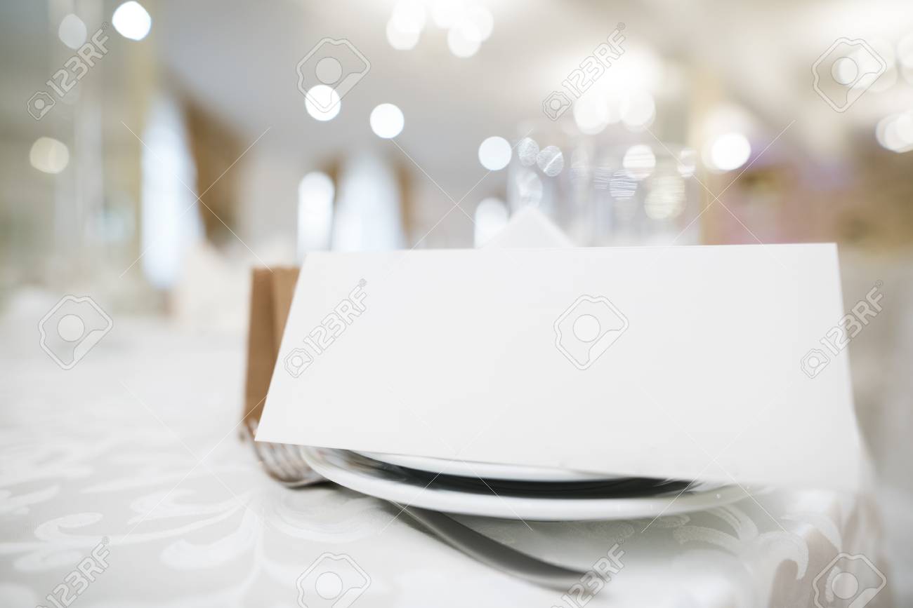 Download Wedding Invitation With Mockup On Ceremony Table Stock Photo Picture And Royalty Free Image Image 115655008