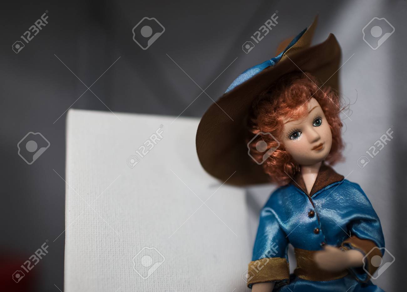 doll with red curly hair