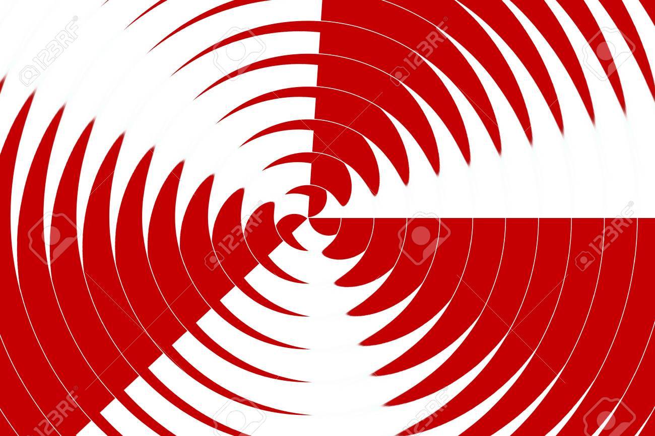 赤と白の回転中のプロペラのイラスト のイラスト素材 ベクタ Image