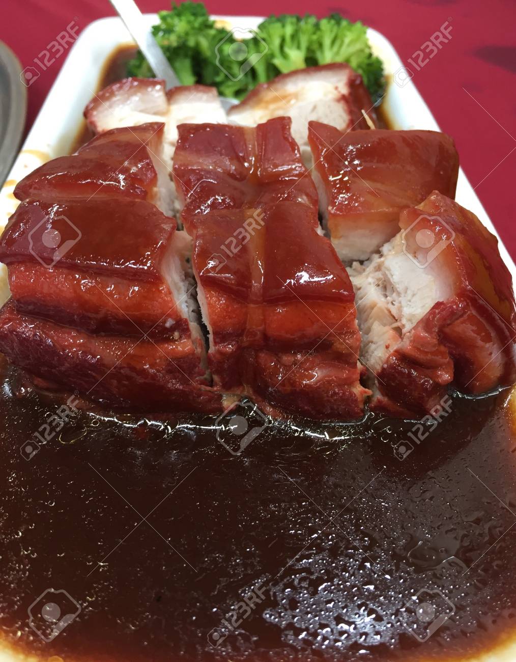 Braised Pork Belly Dong Po Rou Stock Photo Picture And Royalty Free Image Image 76363303