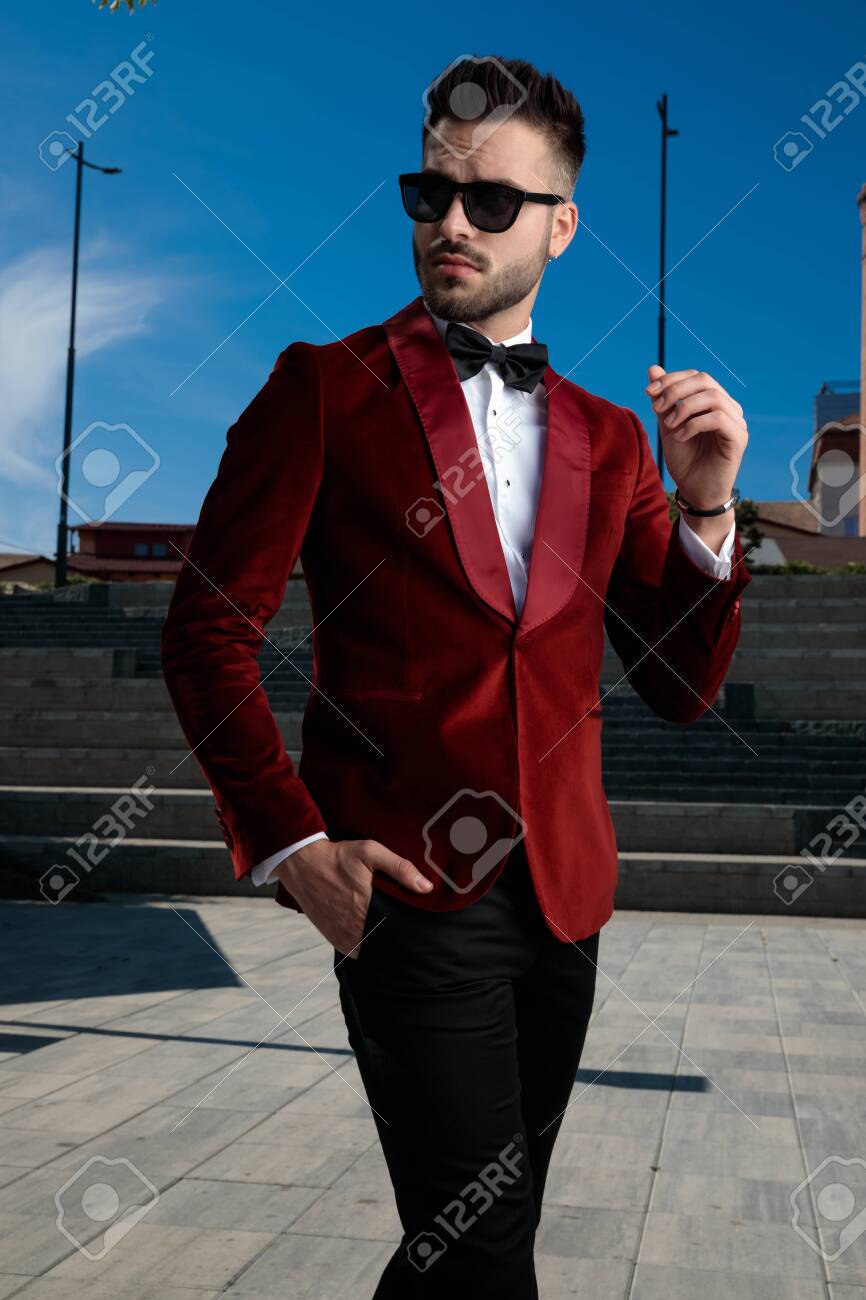 smart casual red
