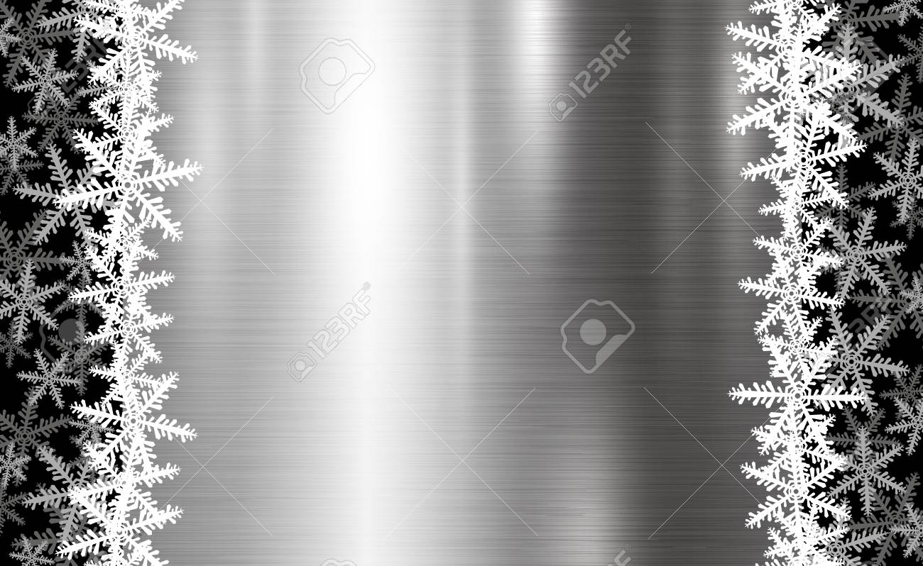 Projeto De Plano De Fundo De Natal De Floco De Neve Em Ilustracao Vetorial De Metal Ilustraciones Vectoriales Clip Art Vectorizado Libre De Derechos Image 89978492