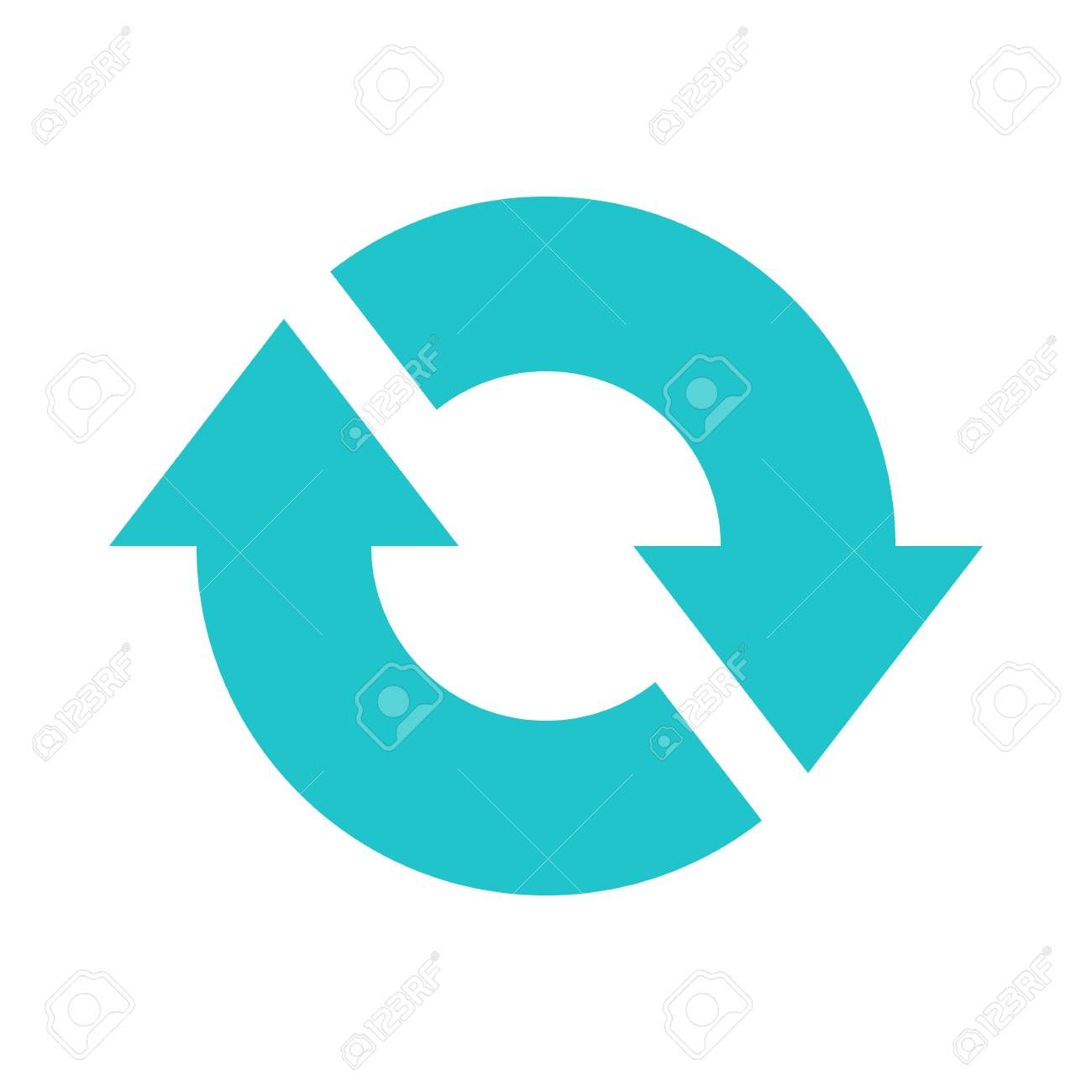 矢印記号方向アイコン ナビゲーション ボタン リロード 更新 回転 ループ 繰り返し リセット ピクトグラム ベクトル イラスト デザインのグラフィック要素 のイラスト素材 ベクタ Image