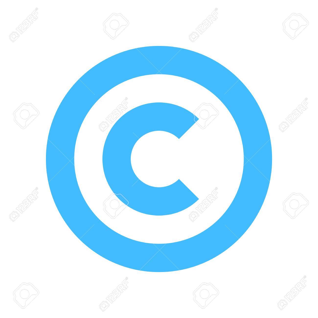 selo en todos sus diseños el símbolo de copyright o signo de