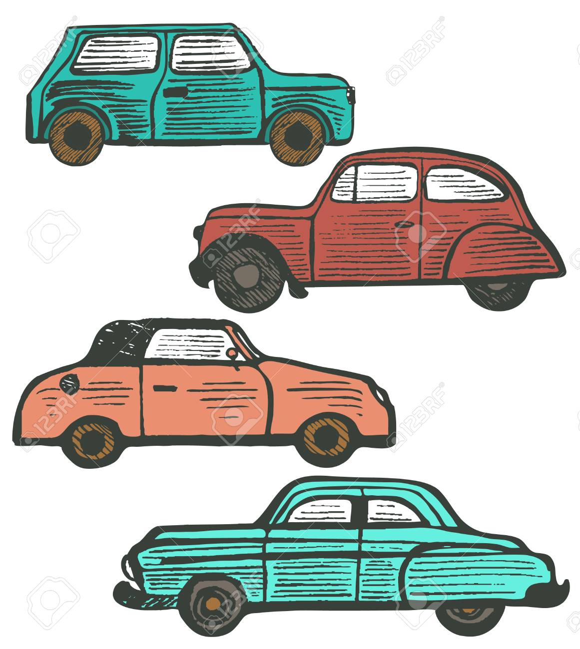 50 素晴らしいレトロ 可愛い 車 イラスト ただのディズニー画像