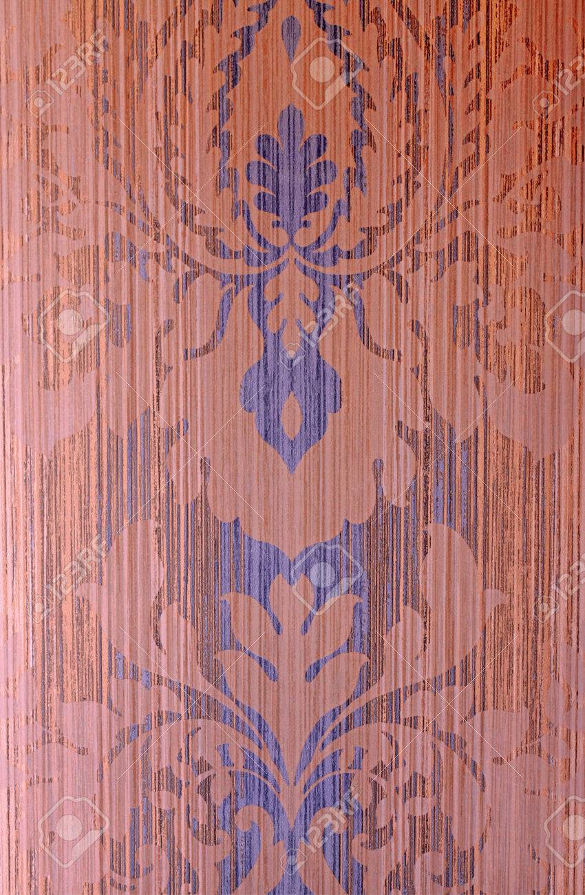 Scarica Gratis Images Marron Et Bleu Papier Peint Vintage Avec Motif Damasse Fond Image actualisé par