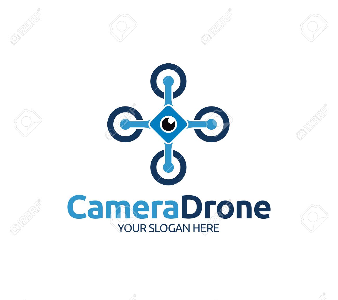 Camera Drone Logo Template - 112798580 Camera Drone Logo Template - 112798580
