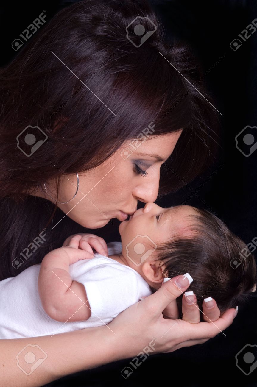 baby boy and mom photos