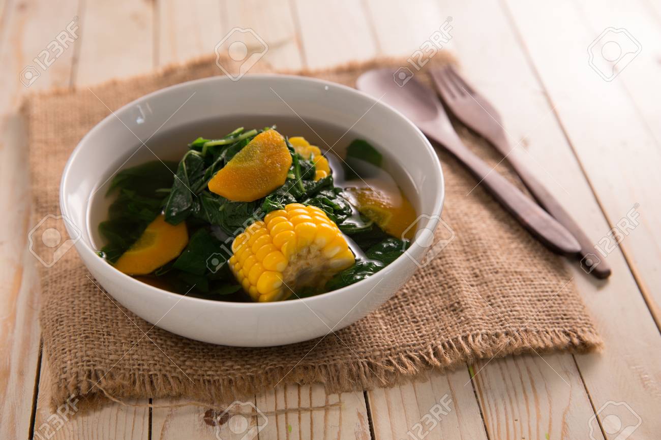 Sayur Bening Bayam Stock Photo Picture And Royalty Free Image Image 105479130