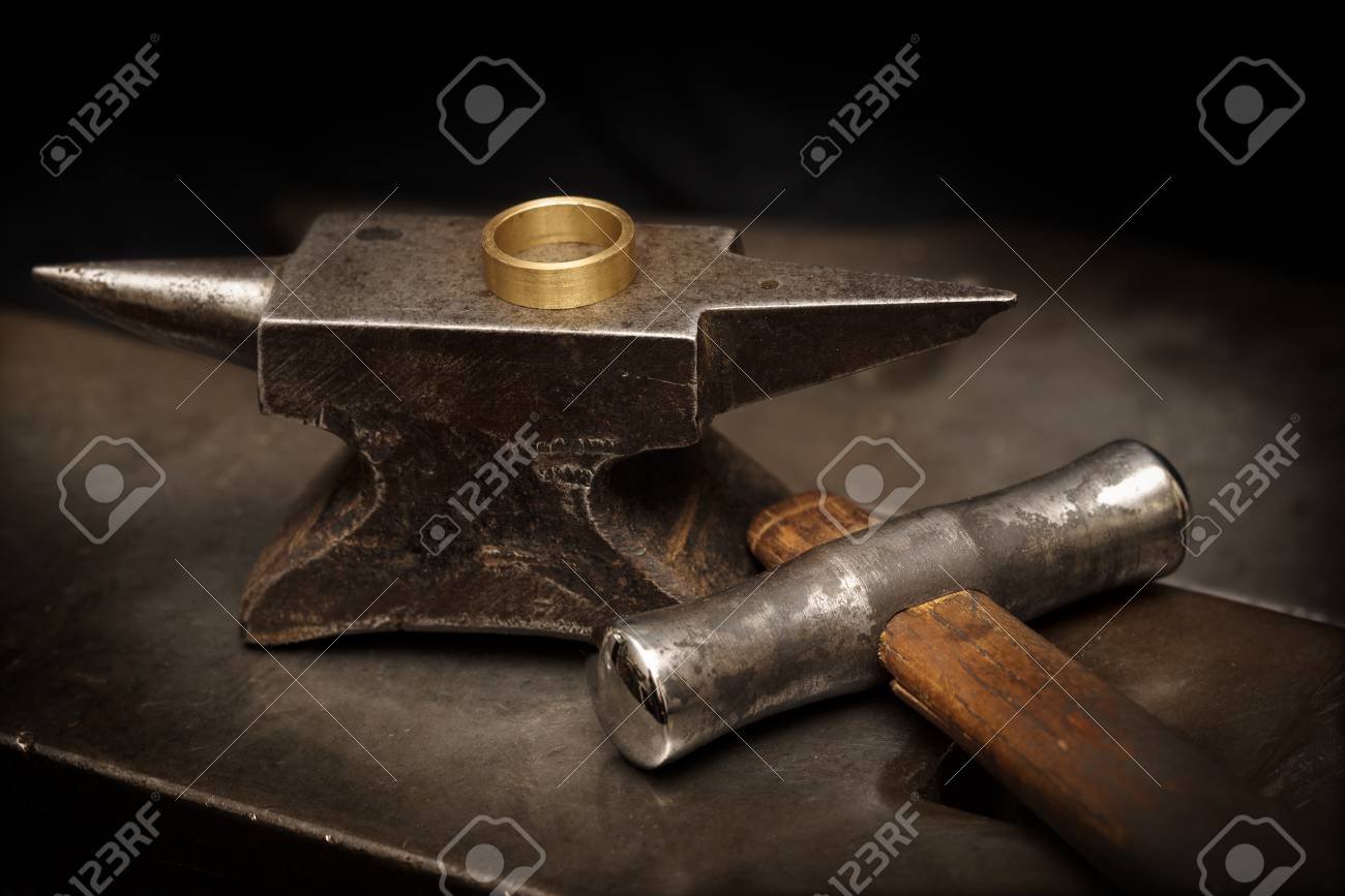 jewelry anvil and hammer
