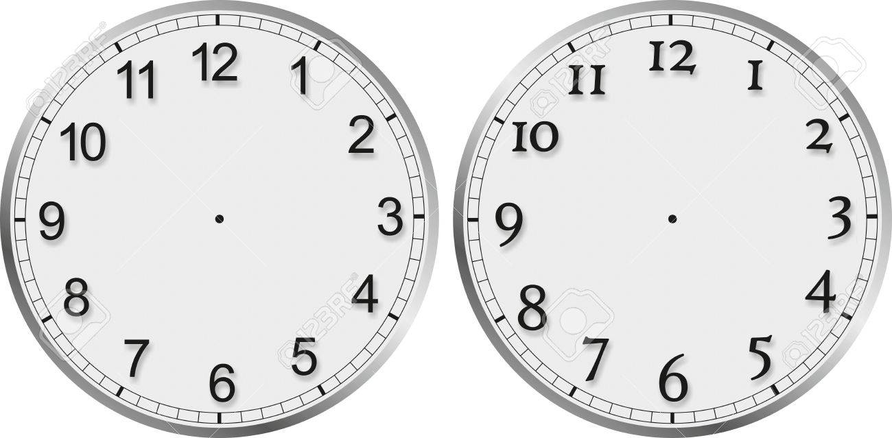 Colorear Reloj Analogo Sin Manecillas Colorear Reloj Sin Agujas